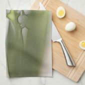 Lilie der Tal-Blumen-Skizze Küchentuch (Viertel Falte)