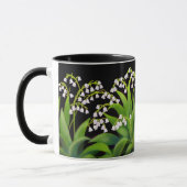 Lilie der Tal-Blumenkunst-Tasse Tasse (Links)