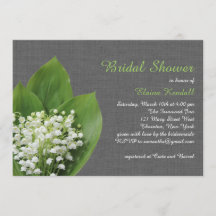 Lilie der Tal-Brautpartygrauleinwand