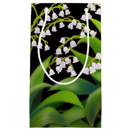 Lilie der Tal-Garten-Blumen-Geschenk-Tasche Kleine Geschenktüte (Vorderseite)