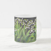 Lilie der Tal-mattierten GlasTasse Mattglastasse (VorderseiteRechts)