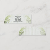 Lilie der Tal-Visitenkarte Mini Visitenkarte (Vorne/Hinten)