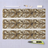 Lilie der verzierten Ornamente an der Grenze Seidenpapier (Handwerk)