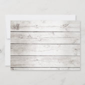 Lilie des Brautparty Einladung (Rückseite)