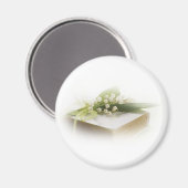 Lilie des Tales mit Bibel Magnet (Vorderseite/Rückseite)