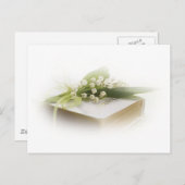 Lilie des Tales mit Bibel Postkarte (Vorne/Hinten)