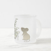 Lilie des Tales und niedlichen der Mäusekunst Mattglastasse (VorderseiteRechts)