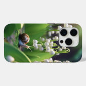 Lilie des Tales und Schneckentelefon Case-Mate iPhone Hülle (Rückseite (Horizontal))