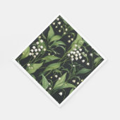 Lilie des Talmusters Serviette (Ecke)