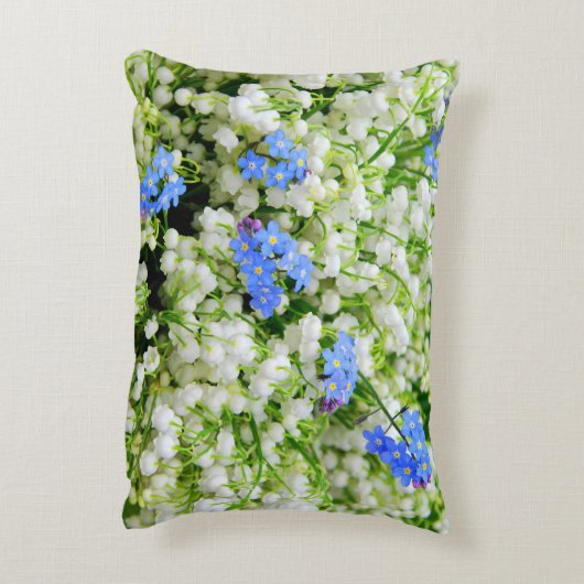 Lilie des Tals Dekokissen (Rückseite(Vertikal))