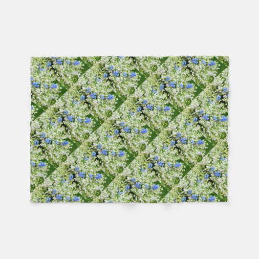 Lilie des Tals Fleecedecke (Vorderseite (Horizontal))