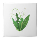 Lilie des Tals Fliese (Vorderseite)