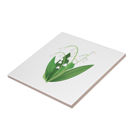 Lilie des Tals Fliese (Seite)