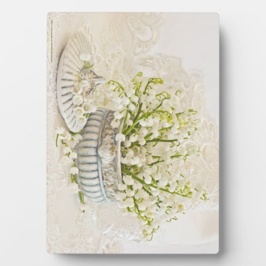 Lilie des Tals Fotoplatte (Vorderseite)