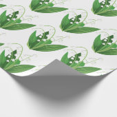 Lilie des Tals Geschenkpapier (Ecke)