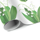 Lilie des Tals Geschenkpapier (Rolleneckpunkt)