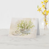 Lilie des Tals Karte (Gelbe Blume)