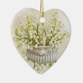 Lilie des Tals Keramik Ornament (Rechts)