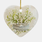 Lilie des Tals Keramik Ornament (Hinten)