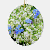 Lilie des Tals Keramik Ornament (Links)