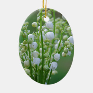 Lilie des Tals Keramik Ornament