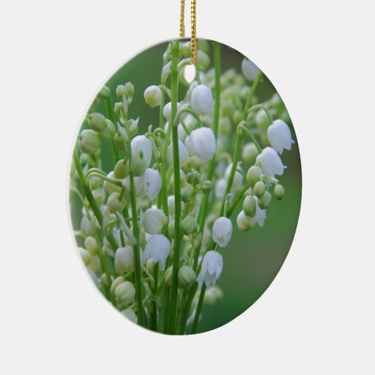 Lilie des Tals Keramikornament (Rechts)