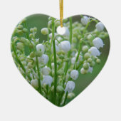 Lilie des Tals Keramikornament (Vorne)