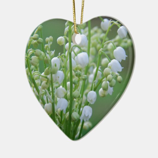 Lilie des Tals Keramikornament (Links)