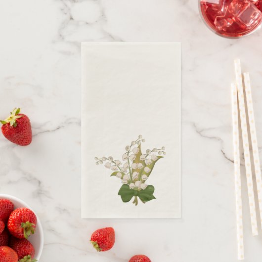 Lilie des Tals Serviette (Beispiel)