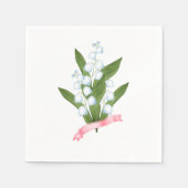 Lilie des Tals Serviette (Vorderseite)