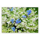 Lilie des Tals Tischnummer (Vorderseite)