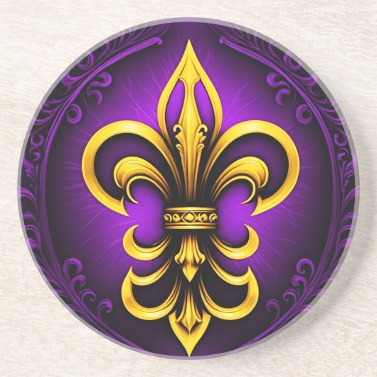 Lilie Design Getränkeuntersetzer (Vorne)