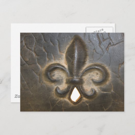 Lilie Design Postkarte (Vorne/Hinten)