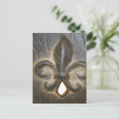 Lilie Design Postkarte (Stehend Vorderseite)