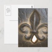 Lilie Design Postkarte (Vorne/Hinten)