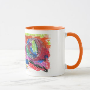 Lilie, die Tasse zeichnet