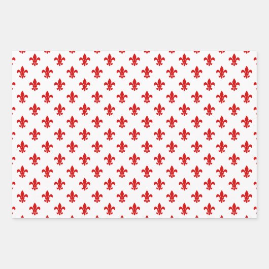 Lilie DIY Muster und Hintergrundfarben Geschenkpapier Set (Vorderseite 3)