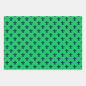 Lilie DIY Muster und Hintergrundfarben Geschenkpapier Set (Vorderseite 2)