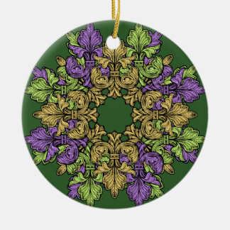 Lilie drei keramikornament