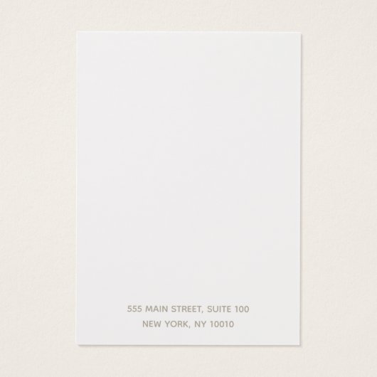 Lilie Earring Display Card (Rückseite)