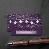 Lilie Eggplant Lights | Moody Diaper Raffle Begleitkarte