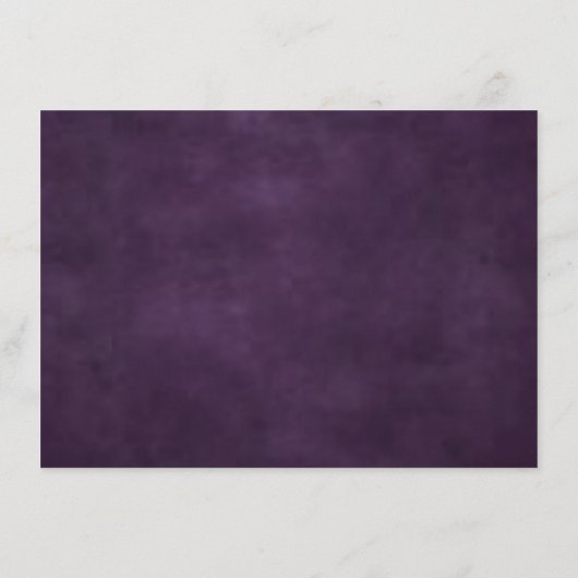 Lilie Eggplant Lila Lights | Moody Plum Save The Date (Rückseite)