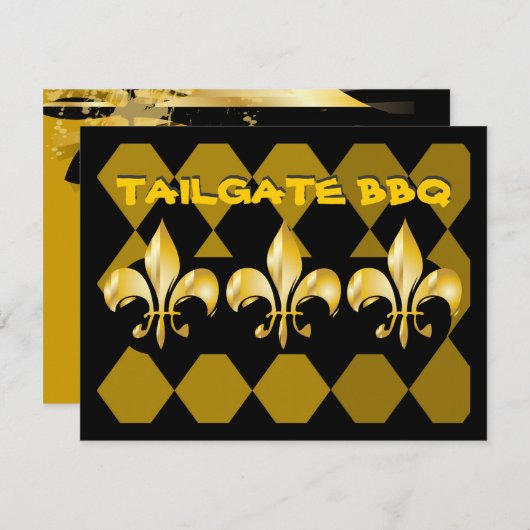 Lilie Einladung (Vorne/Hinten)