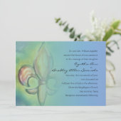 Lilie Einladung (Stehend Vorderseite)