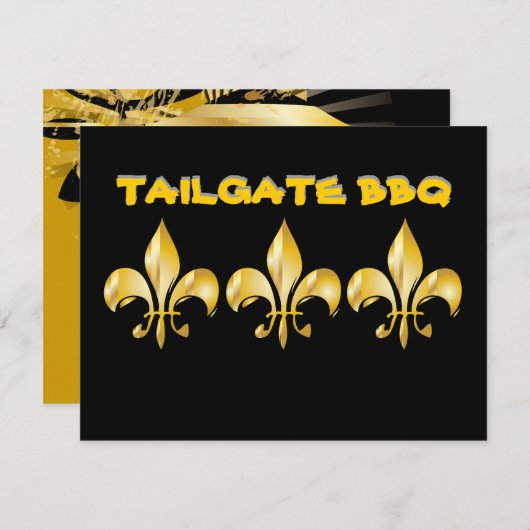 Lilie Einladung (Vorne/Hinten)