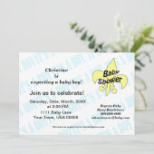 Lilie Es ist eine Kinderdusche Einladung (Stehend Vorderseite)