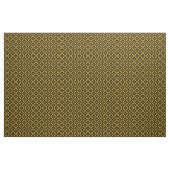 Lilie Eternment Pattern Imitate Gold | Schwarz Stoff (Yard (91,4 cm))