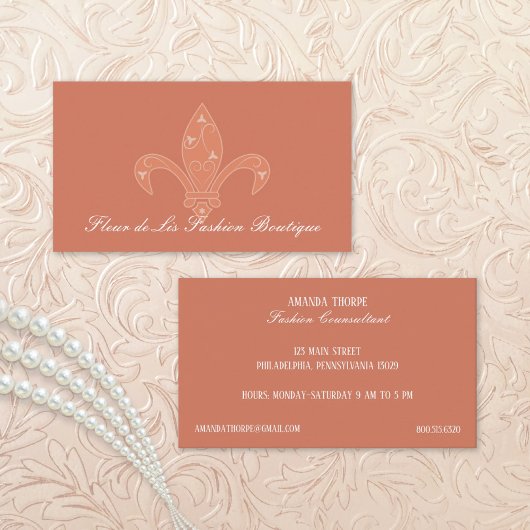 Lilie Fashion Boutique Visitenkarte