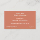 Lilie Fashion Boutique Visitenkarte (Rückseite)