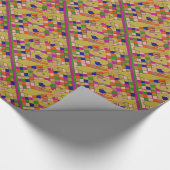 Lilie, Fleckglas-Effekt, Geschenkpapier (Ecke)